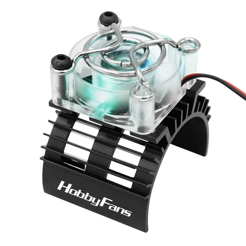 

5V RC Brushless Motor Radiator with 5V Cooling Fan LED Motor Heat Sink Cooler for 540 550 3650 F540 3660 3670 RC Car