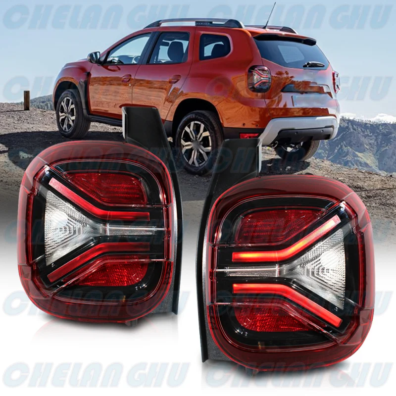 

LED Tail Light For Renault Dacia Duster 2 Facelift 2020 2021 2022 2023 2024 1 Pair Rear Lamp Car accessorie 265557200R 26555851R