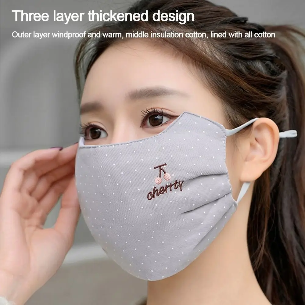 Useful Printed Cycling Mouth Mask Breathable Washable Protection Face Cover Reusable Earloop Mask Outdoor Sports Supplies