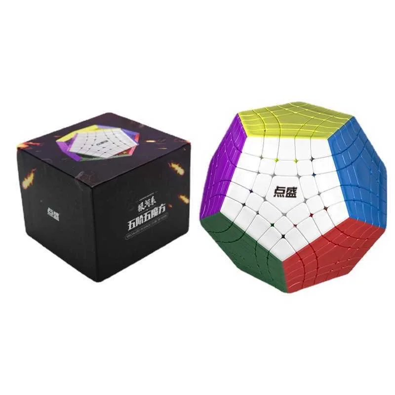 

Diansheng Megaminx 5M Galactic System Magnetic Gigaminx Magic Cube Stickerless 5x5 Dodecahedron Profession Speed Puzzle Megaminx