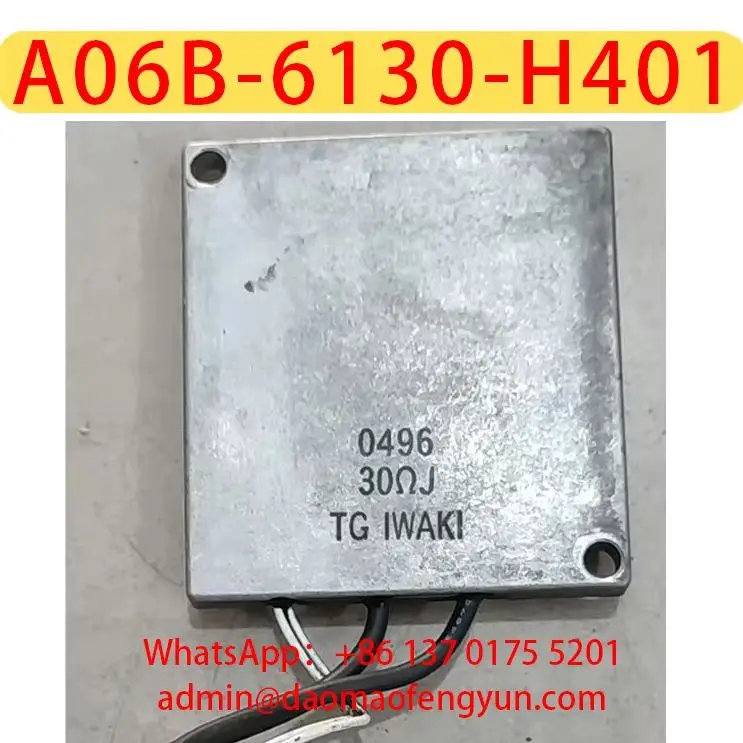 A06B-6130-H401 Used Resistance Tested for Normal Shipping，Original Genuine，The shipment will be arranged after passing the test