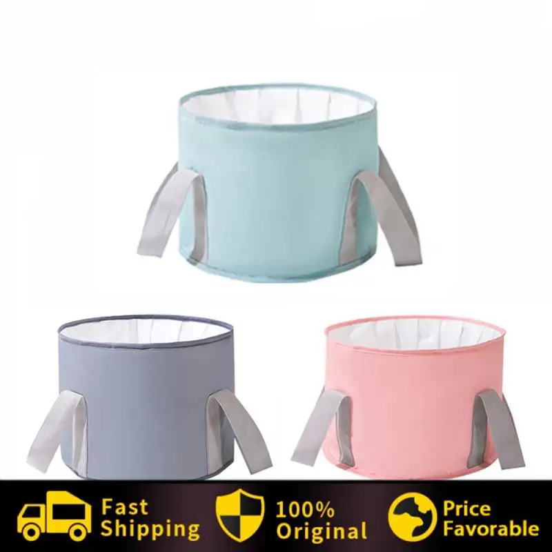 Foldable Foot Tub Portable Bath Bag Wash Basin Water Bucket Large Capacity Bath Feet Spa Massage Washing Tub For Outdoor Travel