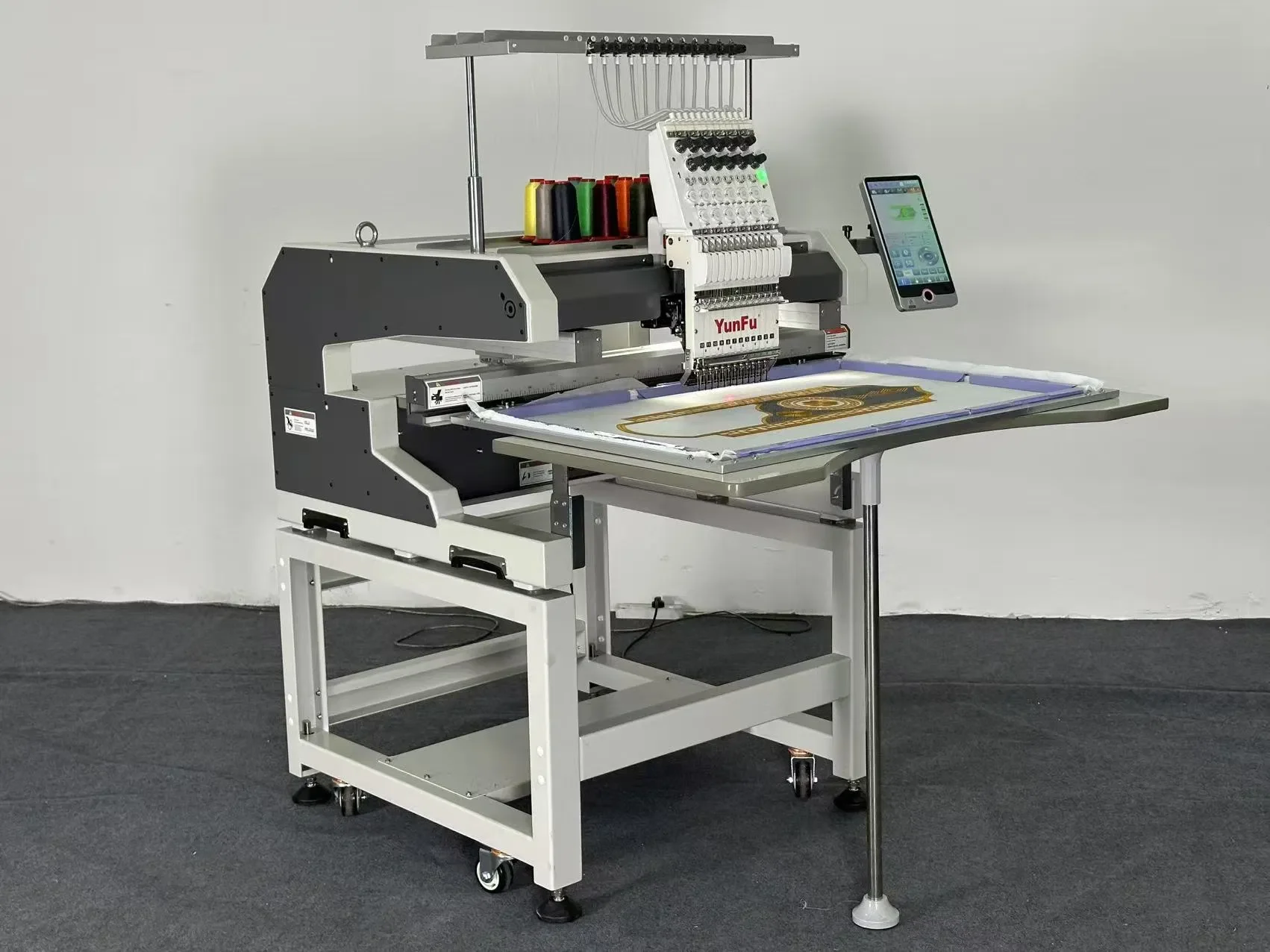 Fully Automatic Embroidery Machine For Custom Shoe And Hat Fabrics