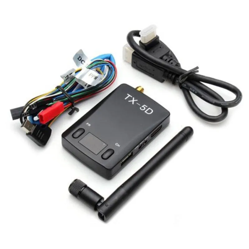 

TX-5D FPV 5.8G 600mW 32 Channel TX-5D HDMI to AV CVBS Wireless Transmitter for RC MultiCopter DJI Gopro QAV250 Quadcopter