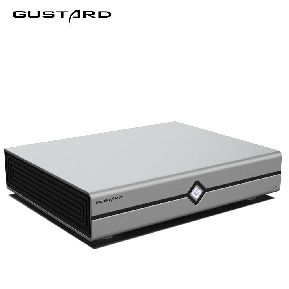 Gustard S26 Server Musik Meja Putar Digital Musik Digital Plauback Siaran Audio Webcast X86 CelPlayer Antarmuka USB