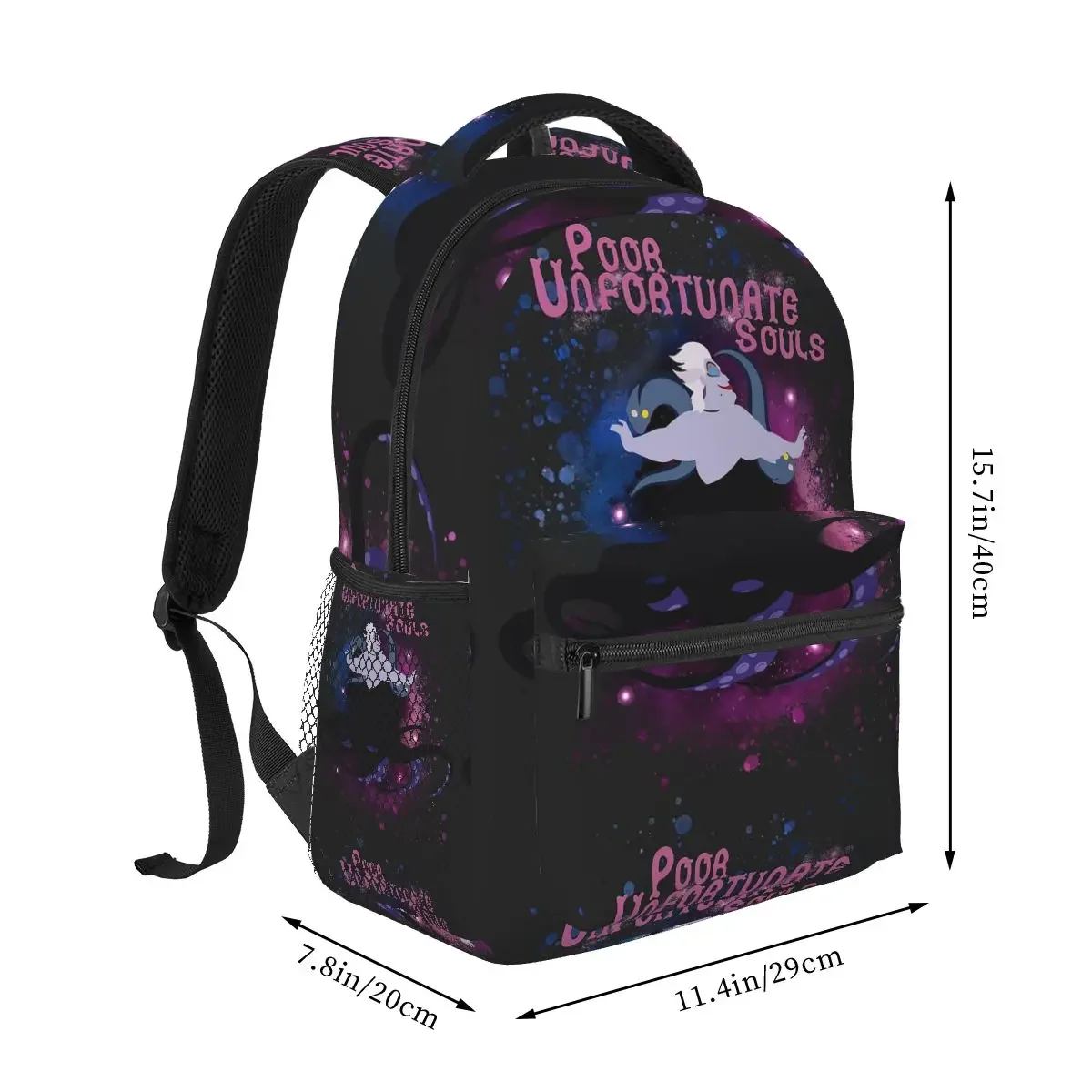 Ursula - Poor Unfortunate Souls Backpacks Boys Girls Bookbag Children School Bags Kids Rucksack Shoulder Bag Large Capacity