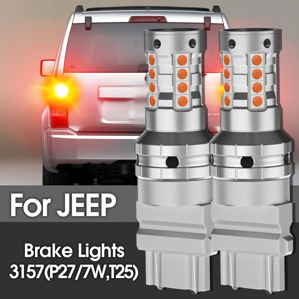 2 pz LED luce freno Blub lampada 3157 3057 T25 per JEEP Wrangler JK Grand Cherokee Liberty Commander bussola Patriot