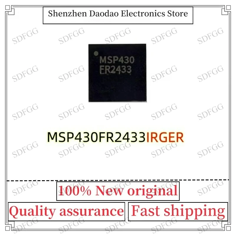 MSP430FR2433IRGER MSP430FR2433 MSP430 FR2433 VQFN-24 Signal Controller Chip IC New Original