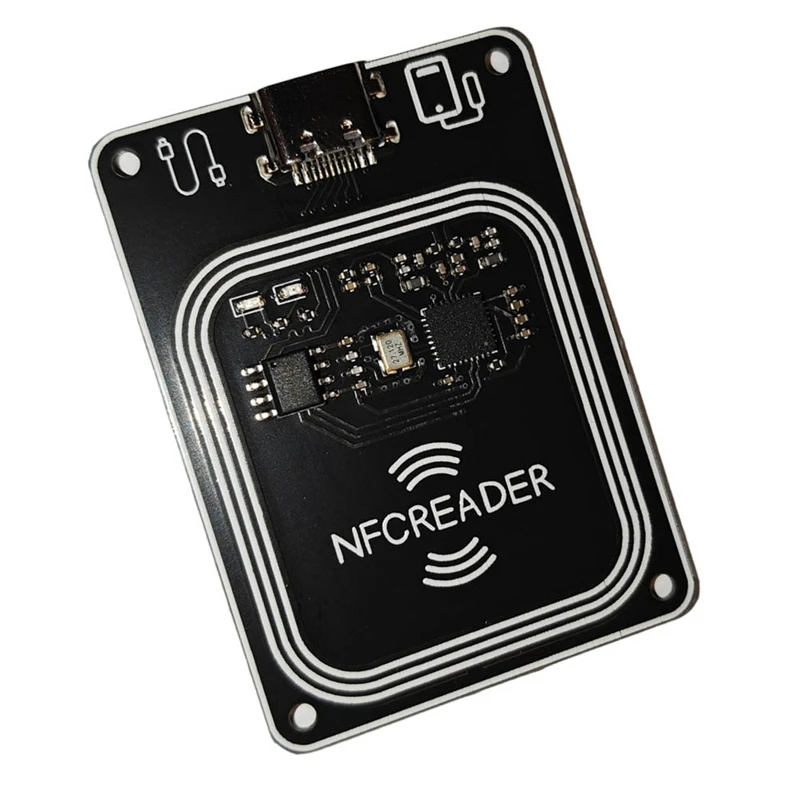 A23F-13,56 МГц PN532 PCR532 RFID UID UID GEN2 IC Card Reader Модуль подключения типа C с программным обеспечением