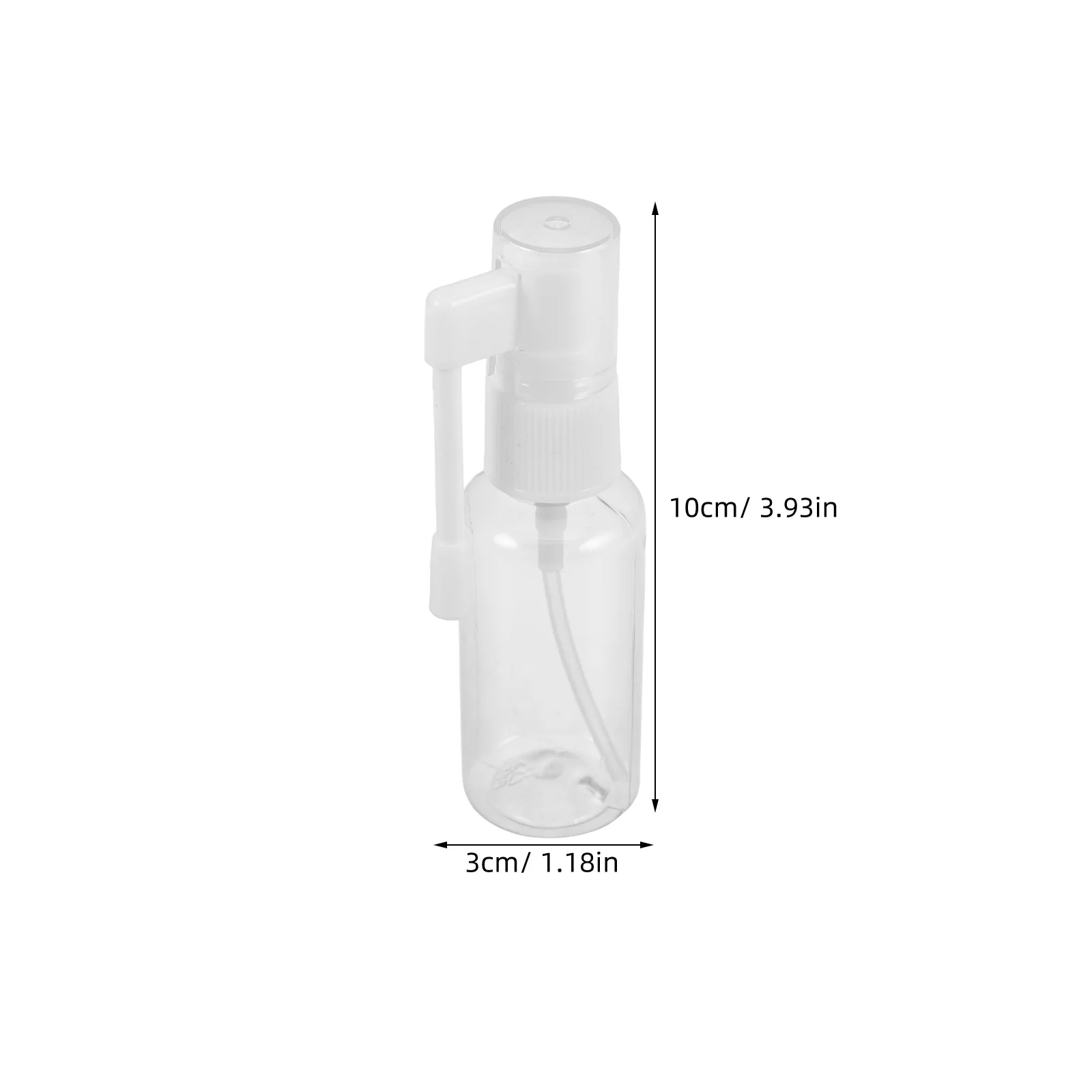 30 Buah Botol Semprot Berputar 30Ml Kabut Halus Transparan Pet Portabel Isi Ulang Mini Wadah Perjalanan untuk Kosmetik Minyak Esensial