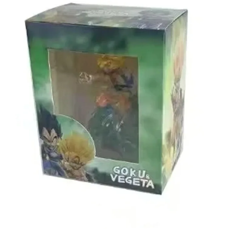 11cm nova dragon ball anime figura vegeta iv son goku perímetro pvc modelo estátua decoração de mesa ornamentos presente de natal brinquedos