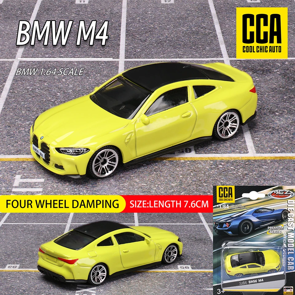 CCA MSZ 1:64 BMW M4/M4 GT3/Z4 M40i/M850i クラシックカー静的車
