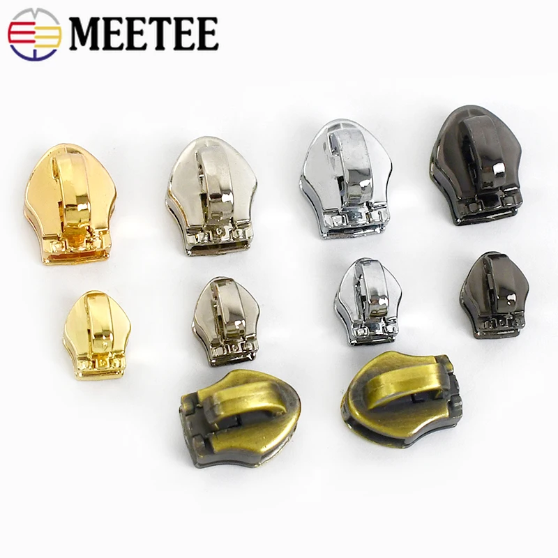 

10/30/50Pcs 3#5# Nylon Zipper Slider for Clothing Zip Replace Puller Garment Zips Head Zippers Repair Kit DIY Sewing Accessories