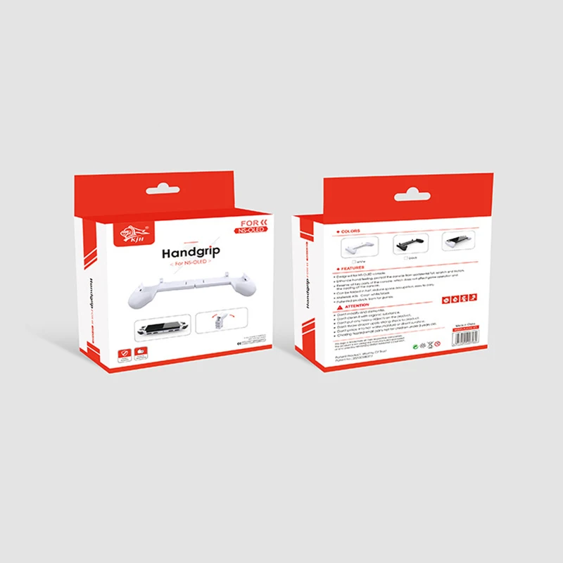 ABS Ergonomic Hand Grip Holder para Nintendo Switch, dobrável, rígido, estojo protetor, console de jogos, acessórios de jogos
