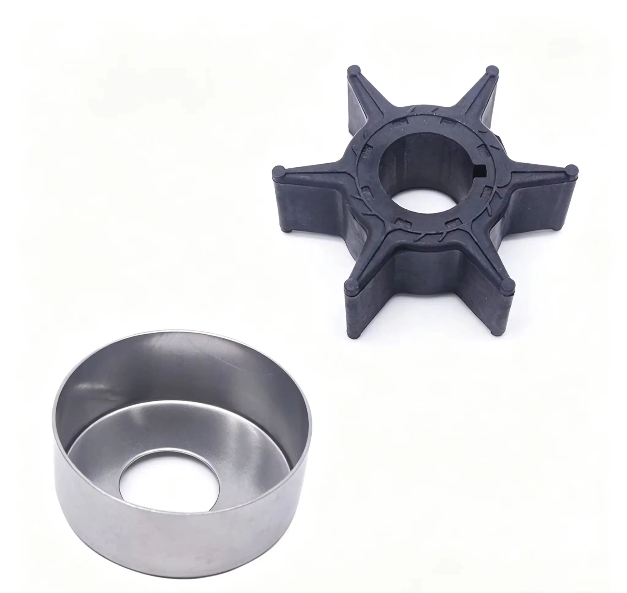 Water Pump Impeller Kit 6H4-W0078 with Housing For Yamaha 2T 30 40 50HP 3Cyl Outboard Engine 18-3429 6H4-W0078-00