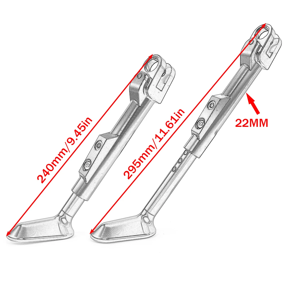 

Z 900 Motorcycle Adjustable Kickstand For Kawasaki Z900 2025-2026 Foot Side Stand Support