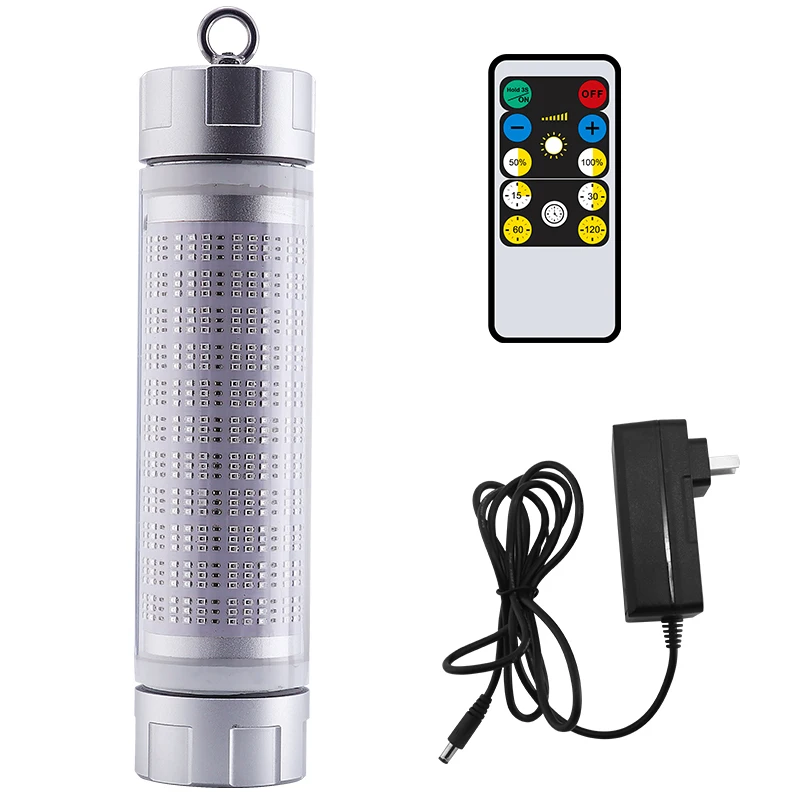 60W 360 Degree Light Emitting Farmed Salmon Belt Dimming Light Emitting Diode Light Emitting Diode Fishing Squid Bait