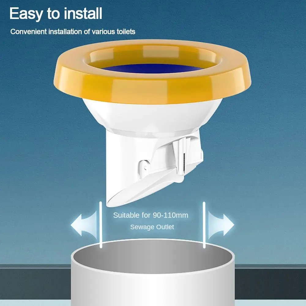 Toilet Closestool Sealing Ring Universal Anti-leak Anti-odor Drain Pipe Flange Ring Floor Outlet Toilet Repairing Accessories