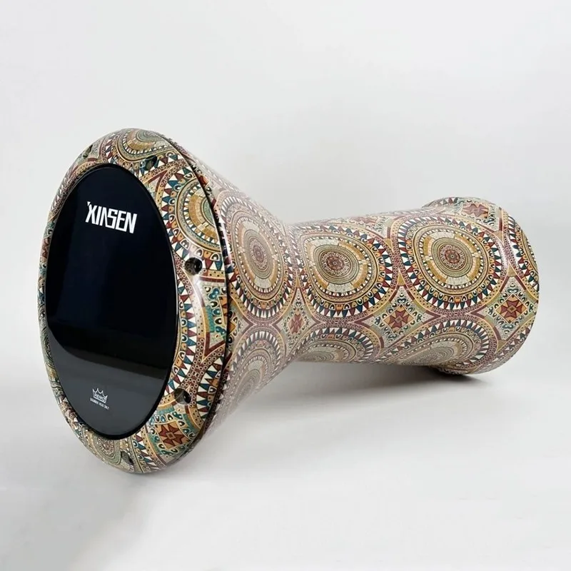 Portable Doumbek Drum 8.5 Inch Arabic Drum Professional Perform Practice Adult Beginners Light Doumbek Percussion Instruments