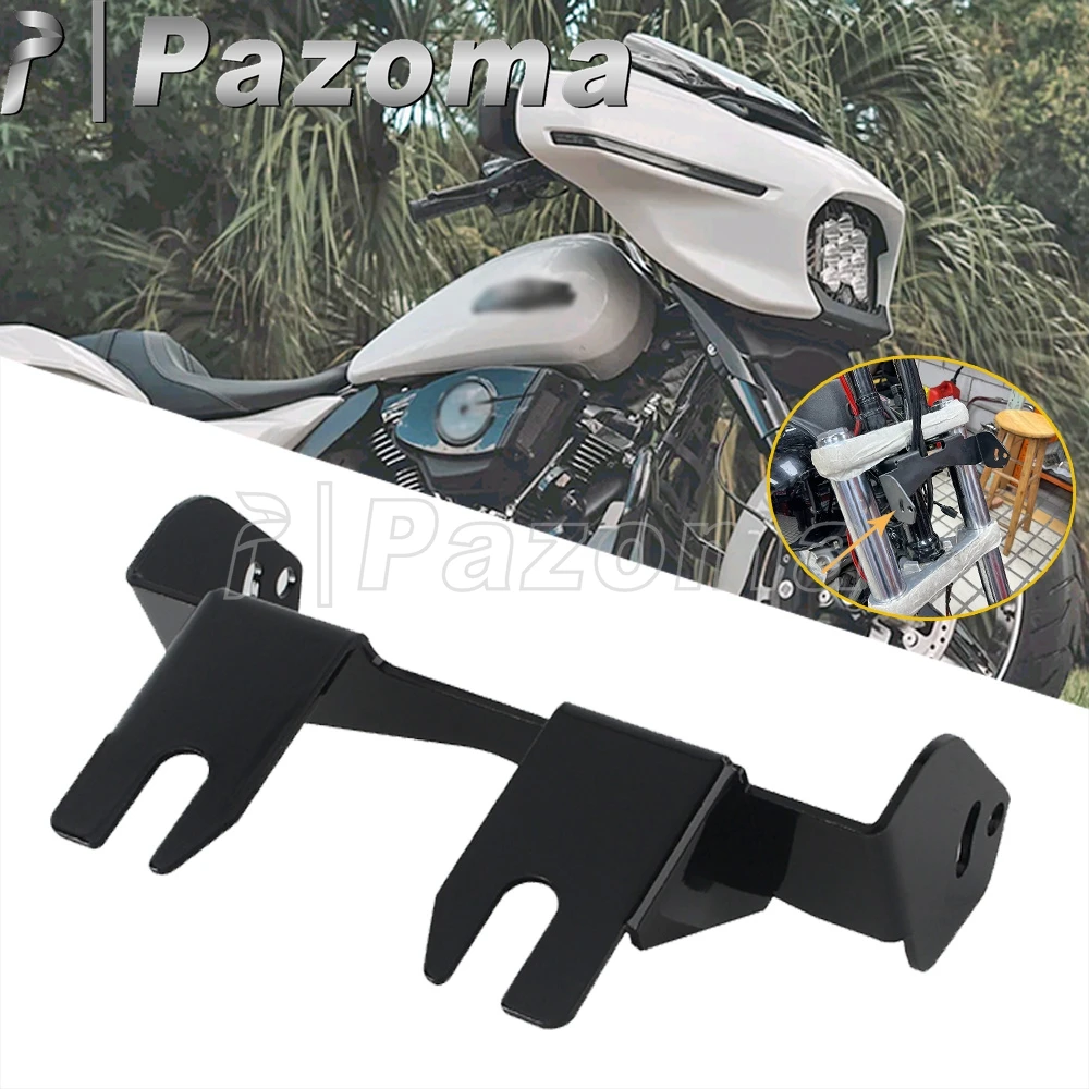 

For Baja LP9 Light Headlamp Mount Bracket Motorbike Headlight Support Holder For Harley Softail Low Rider S ST FXLR FXLRS FXLRST