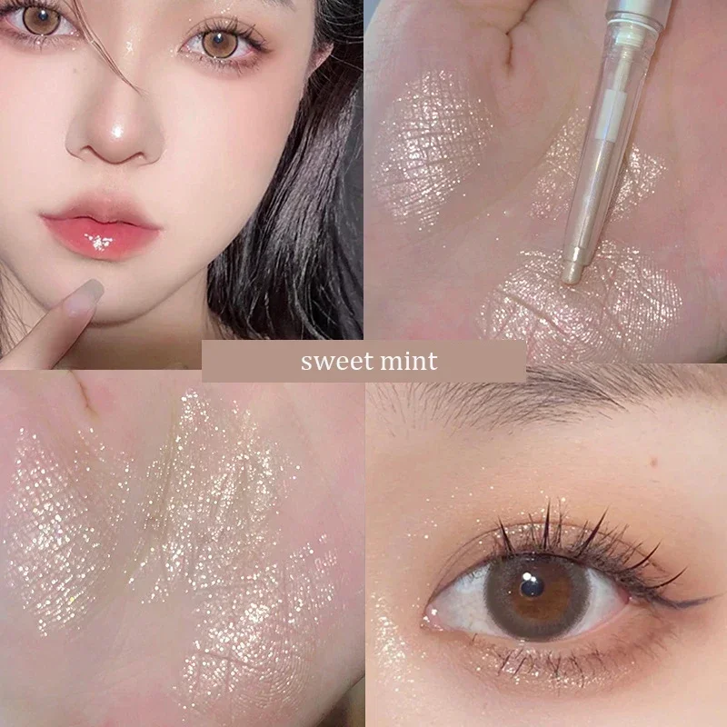 Natural Matte Shimmer Eyeliner Eyelid Pearl Brighten Eye Makeup Tool Highlighter Eye Shadow Pen Lying Silkworm Pencil Lasting