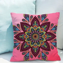 Mandala Style Decorative Pillowcases for Pillows Chair Cushion Cover 45x45cm Fall Decor Pillowcase 45*45 Short Plush Pillow Hugs