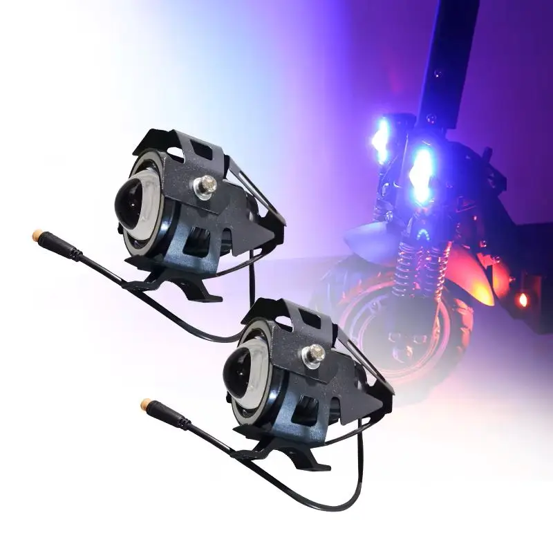 X700 Electric Scooter 12V Headlight Waterproof Aluminum Alloy Exclusive Accessories LED Big Front Light Eagle Eye E-Scooter