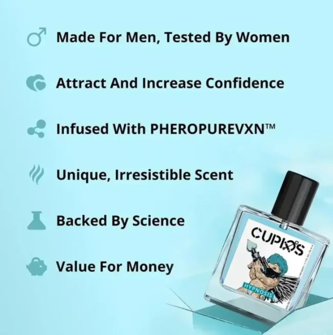 50ml Original Cupid Men\'s Pheromone Cologne Lasting Mature Hypnotic Rich Fragrance High Quality Hombre Perfume Body Spray