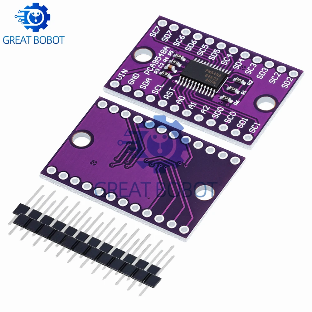 1 to 8 Channel I2C IIC Multiplexer Module PCA9548 TCA9548 TCA9548A Breakout Expansion Board for Arduino Electronic DIY Projects