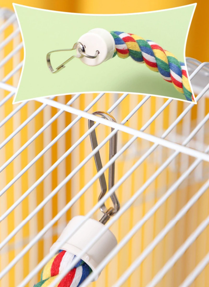 Sugar Glider Toy Elastic Climbing Rope Hanging Sugar Glider Cage Accessory Swing Toy for Small Pets Guinea Pig Squirrel Gerbils view 5