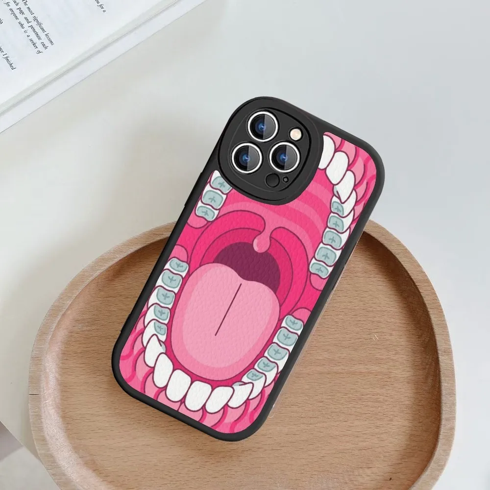 Wisdom Teeth Dentist Tooth Phone Case Hard Leather For iPhone 14 13 12 Mini 11 14 Pro Max Xs X Xr 7 8 Plus Fundas