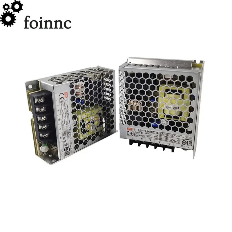 단일 출력 스위칭 전원 공급 장치, CNC 기계, MEAN WELL AC100-240V, LRS-35 시리즈, LRS-50 시리즈, 35 W, 50W