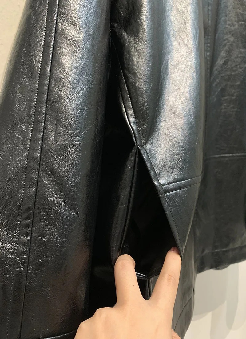 เสื้อโค้ทสไตล์ญี่ปุ่น คอปกพับได้ ทรงหลวม ดีไซน์หรูหรา วินเทจ แฟชั่นสตรีทแวร์ ทรงเข้ารูป พรีเมียม ใหม่ล่าสุด