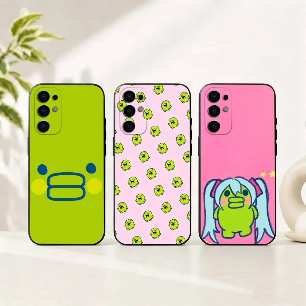 

Lovely Cartoon Kuchipatchi Phone Case Black Silicone Soft For Samsung S25,S24,S21,S22,S23,S30,Ultra,S20,Plus,Fe,Lite