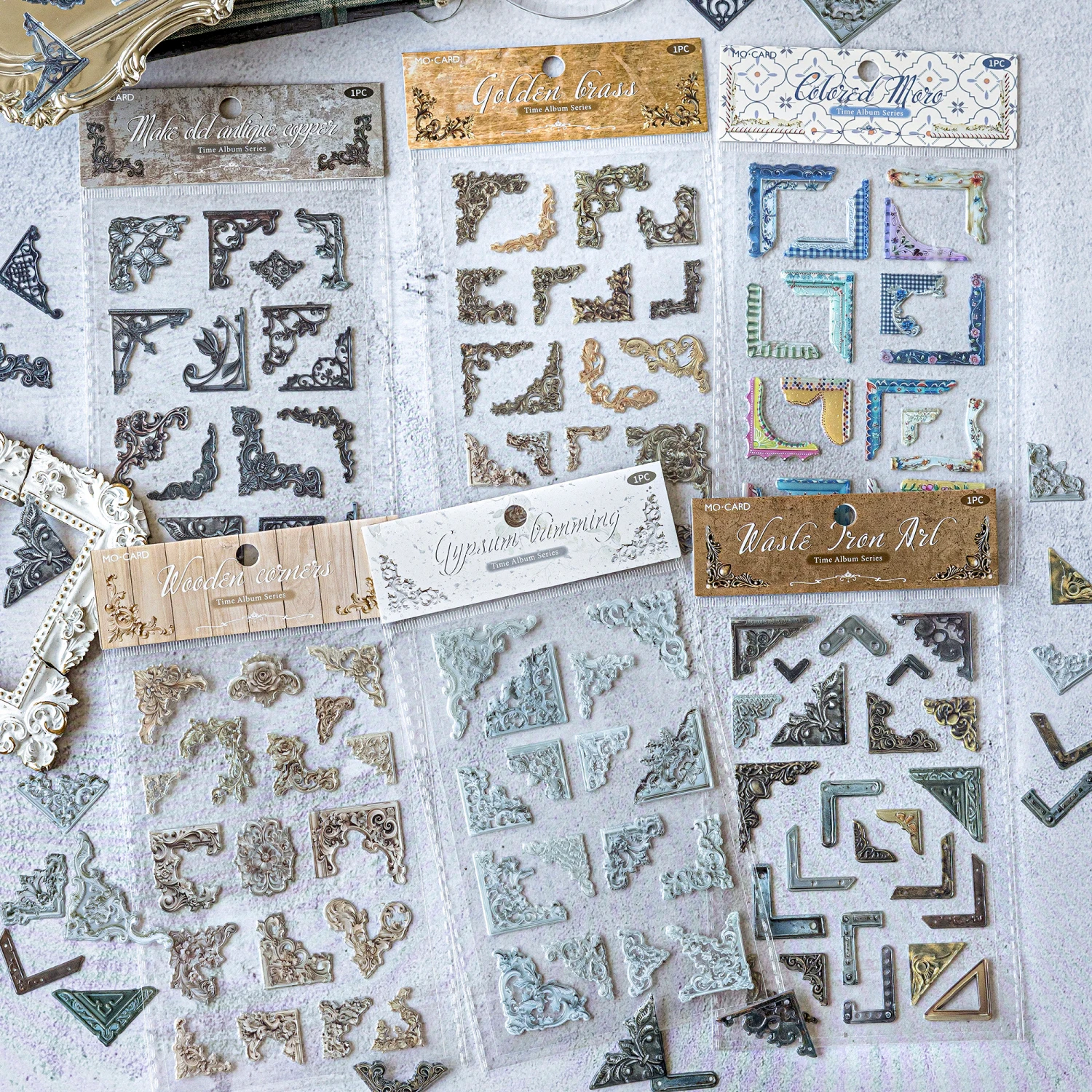 

6 упаковок/лот, серия альбомов времени, милая ретро декоративная наклейка с клеем