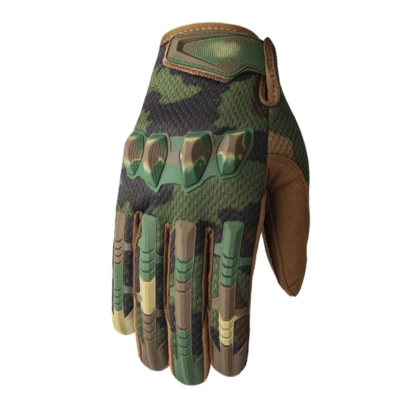 Guanti tattici per sport all'aria aperta delle forze speciali accessori antiscivolo Camouflage maschio Finger Csoplay Dress Up regalo di Halloween