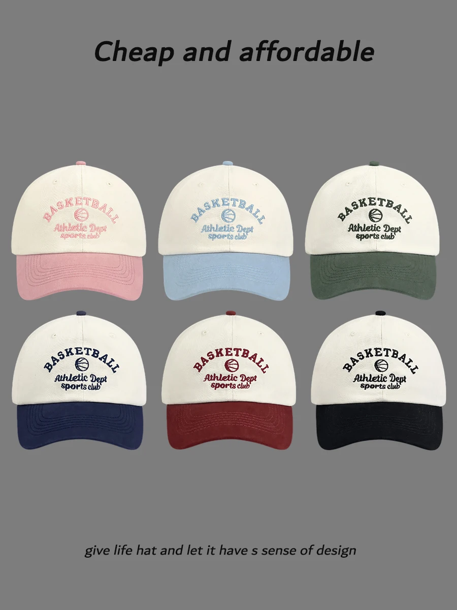 

New peaked cap, soft top shows the face, small deep top, wide brim deepens baseball cap