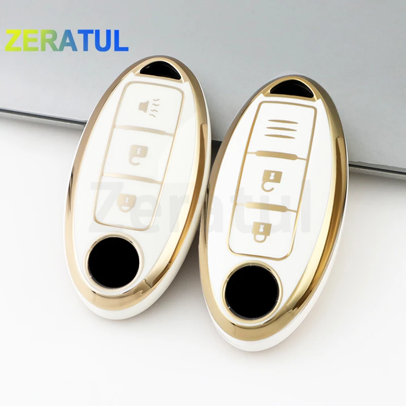 

Keyless Shell Bag For Nissan Juke Leaf Micra K12 Note Patrol Qashqai J11 J10 Tiida Versa X-trail Xtrail T32 Soft Key Cover Case