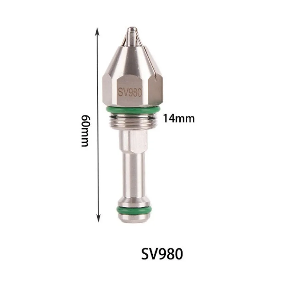 SK508 Metal Air Water Mixing Nozzle for Dry Fog Generation Humidification Dust Suppression 106L/min Gas 18L/Hr Water Flow