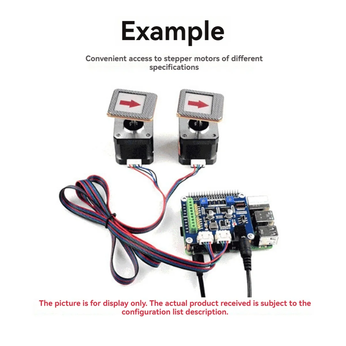 For Raspberry Pi Stepper Motor HAT Expansion Board Up to 1/32 Microstepping for Jetson Nano for 3D Printing