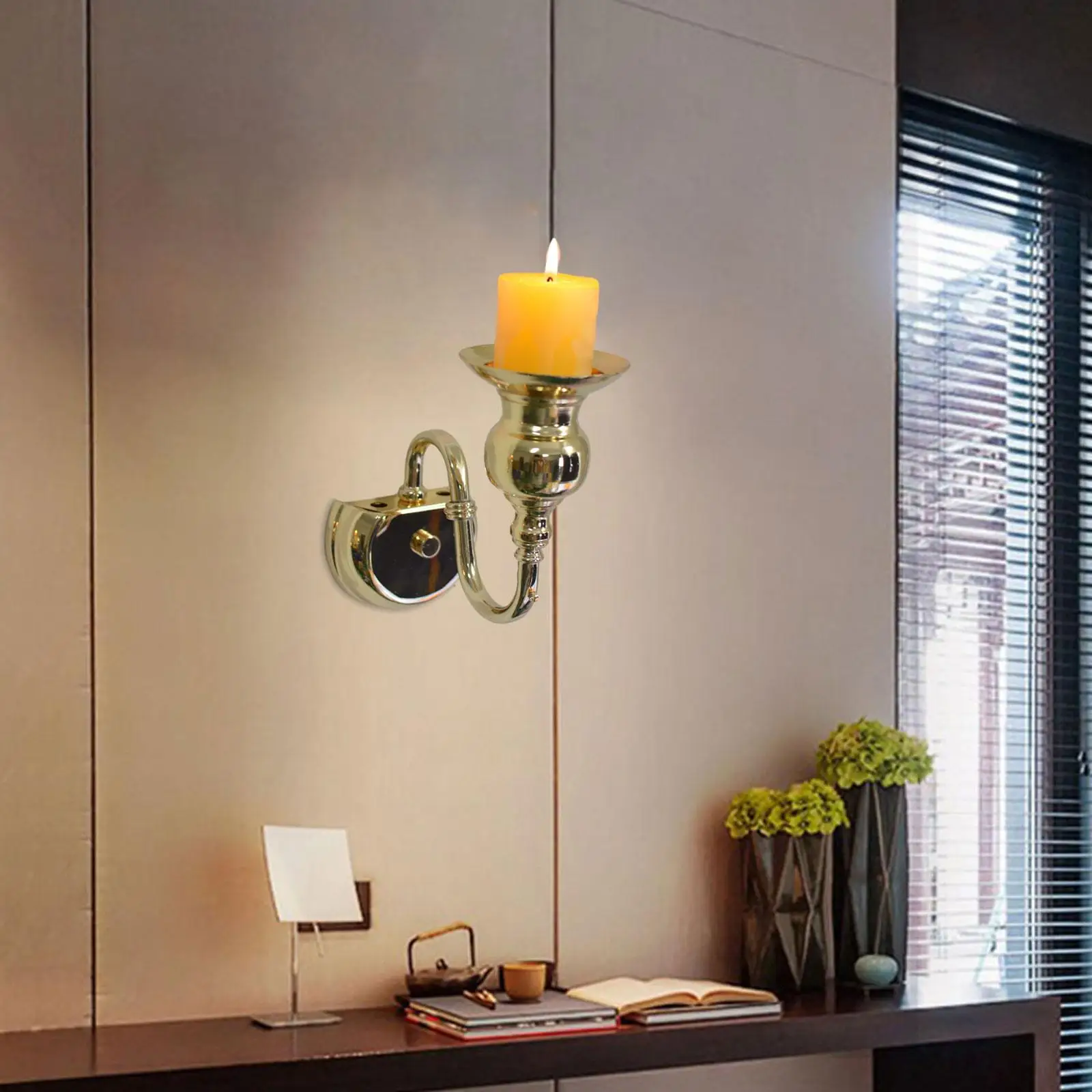 

Настенный стильный подсвечник для дня рождения, для кухни