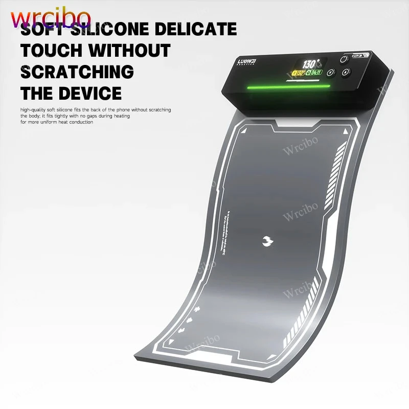 

LUOWEI LW-HP3 Universal 12-Inch Heating Platform for LCD Screen Removal,Double Layer Silicone, 50-130°C Adjustable, Fast Heat-up