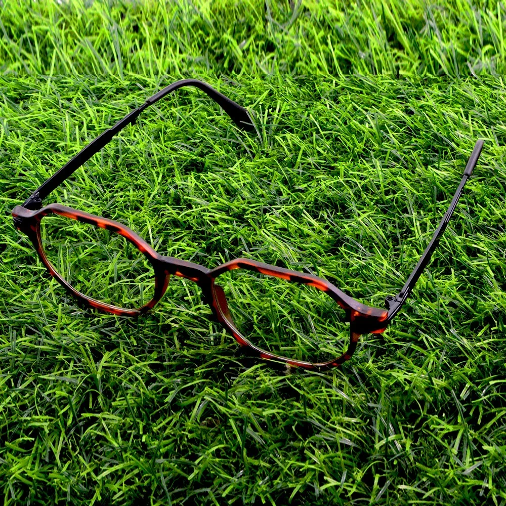 

Retro 6-sided Type Leopard Aspherical Anti Fatigue and Ray Multilayer Coating Men Women Reading Glasses +0.75 To +4