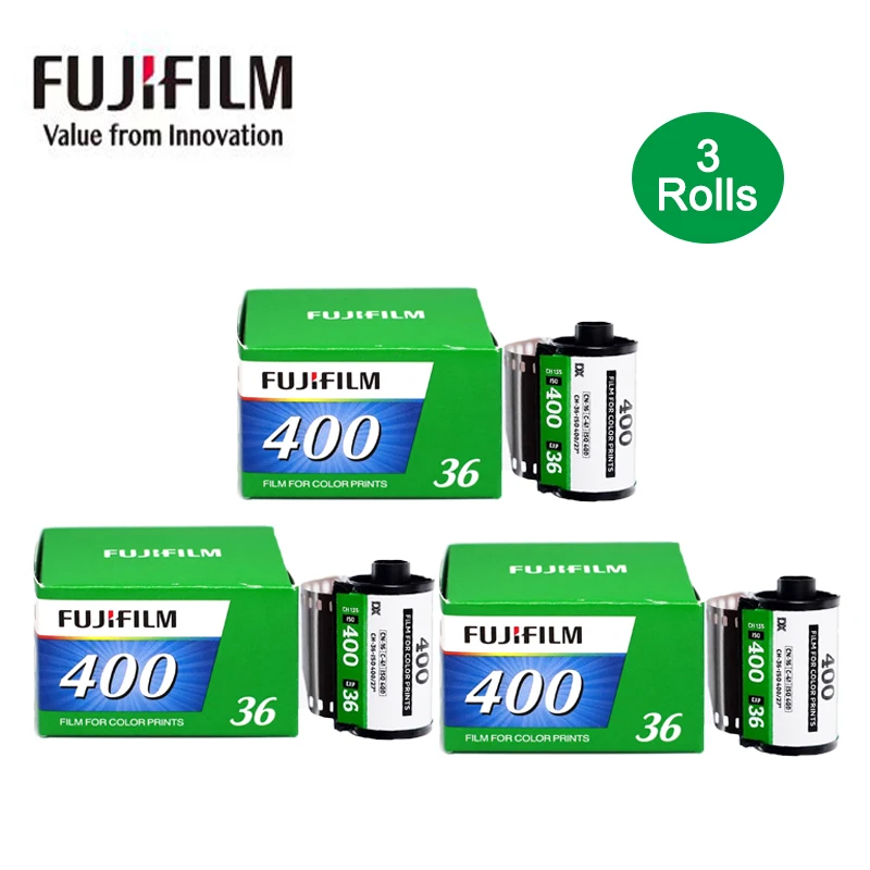 1/3/5/10Rolls Fujifilm Fujicolor C400 35mm Film 135 Color Film With 36 Negatives For 135 Film Camera M35 F9 H35 Film Camera