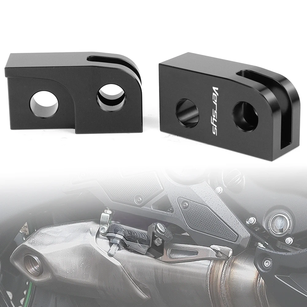

For Kawasaki Versys 650 KLE650/LT 2015-2021 2022 2023 Ninja 650 EX650 2013-2014 Motorcycle Rider Foot Pegs Footpeg Lowering Kit