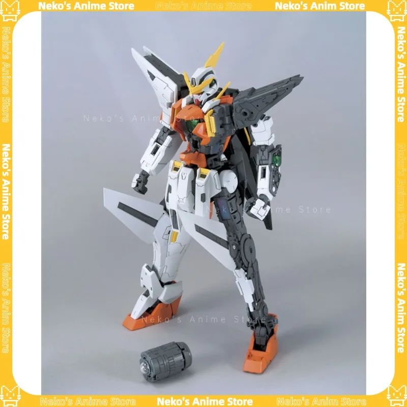 【En stock】BANDAI MG 1/100 Gundam Kyrios GN-003 Kit de modelo Transformable Gundam 00 figura de acción muñeca de escritorio regalo coleccionable