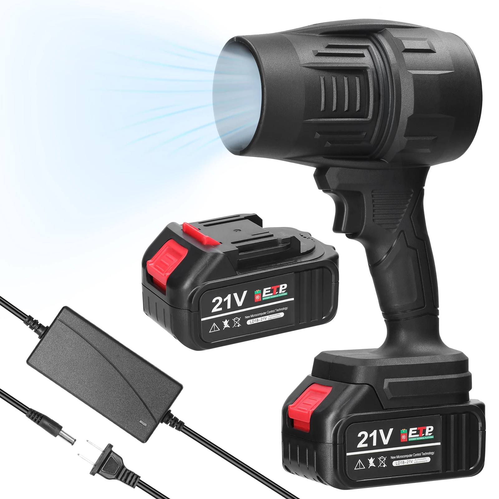 

Handheld Jet Fan High Thrust Violent Fan Brush Motor Ducted Turbofan High Power Duct Fan Portable Dust Blower Cleaning Tool