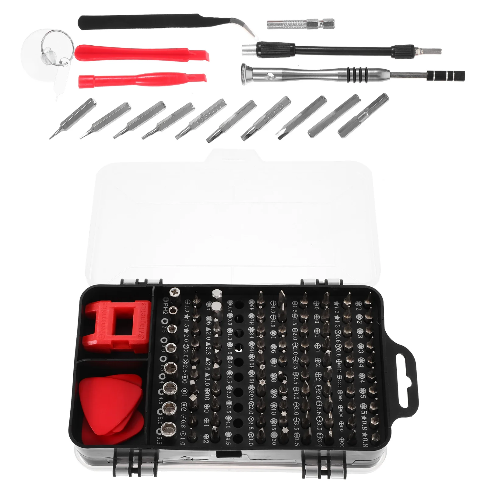 Herramienta de reparación de teléfonos móviles, juego de destornilladores de precisión multifunción para desmontar el Kit magnético, acero de alta calidad duradero