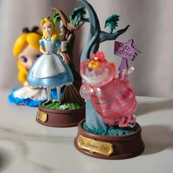 Original Alice In Wonderland Anime Figure Cheshire Cat Kids Toys Birthday Doll Christmas Gift Ornaments Collectible Model