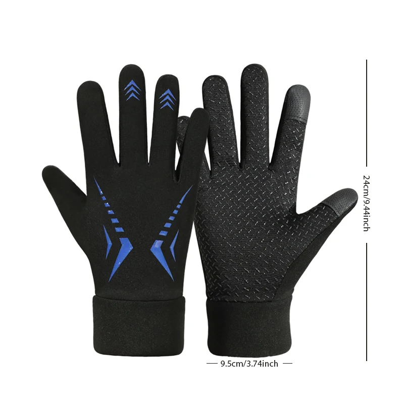 WRELS Herbst Winter Warme Radfahren Handschuhe Wasserdicht Thermische Touchscreen Reiten Radfahren Skifahren Nicht-slip Winter Fahrrad Handschuhe